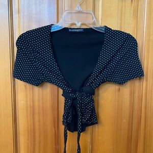 brandy melville wrap top